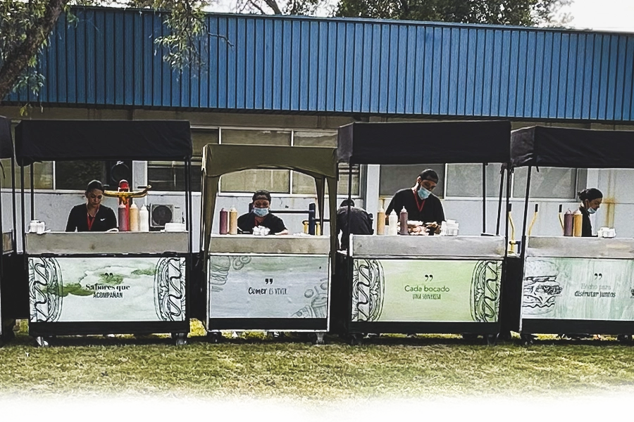 Carritos del Sabor en evento