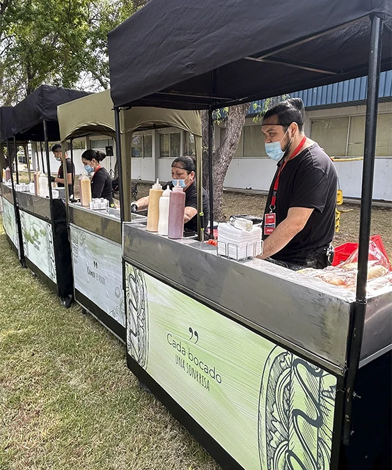 Carritos del Sabor en evento